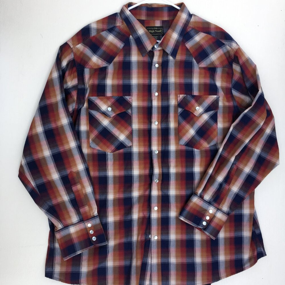 high noon western shirt 2xl